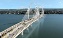 nova saida norte tera duas pontes sobre o lago paranoa