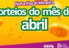 Nota Fiscal Mineira vai distribuir R$ 616 mil em prêmios no mês de abril nota março